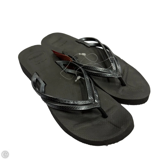 Sandals Flip Flops By Havaianas In Black, Size: 12.5