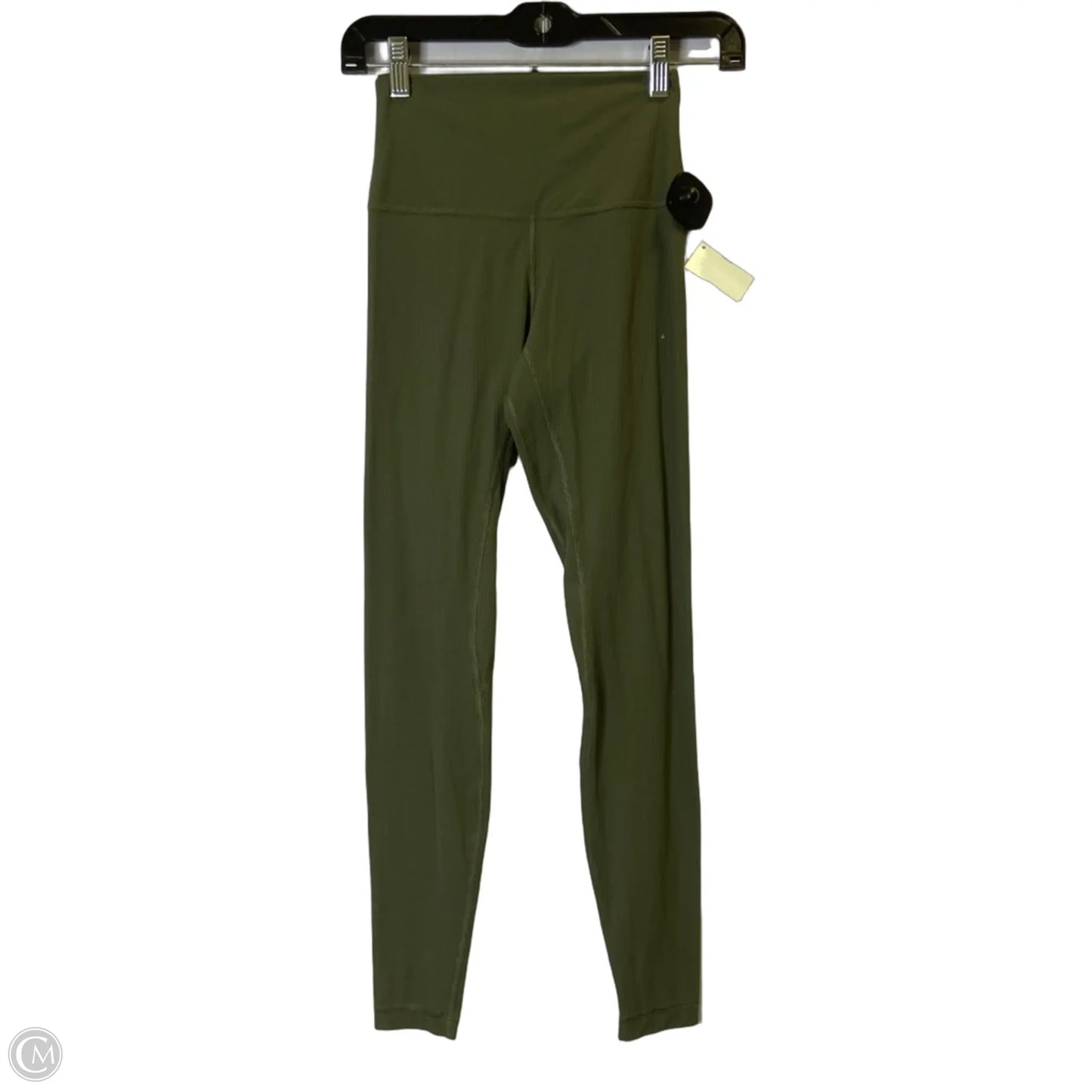 Athletic Leggings By Lululemon In Green, Size: 4