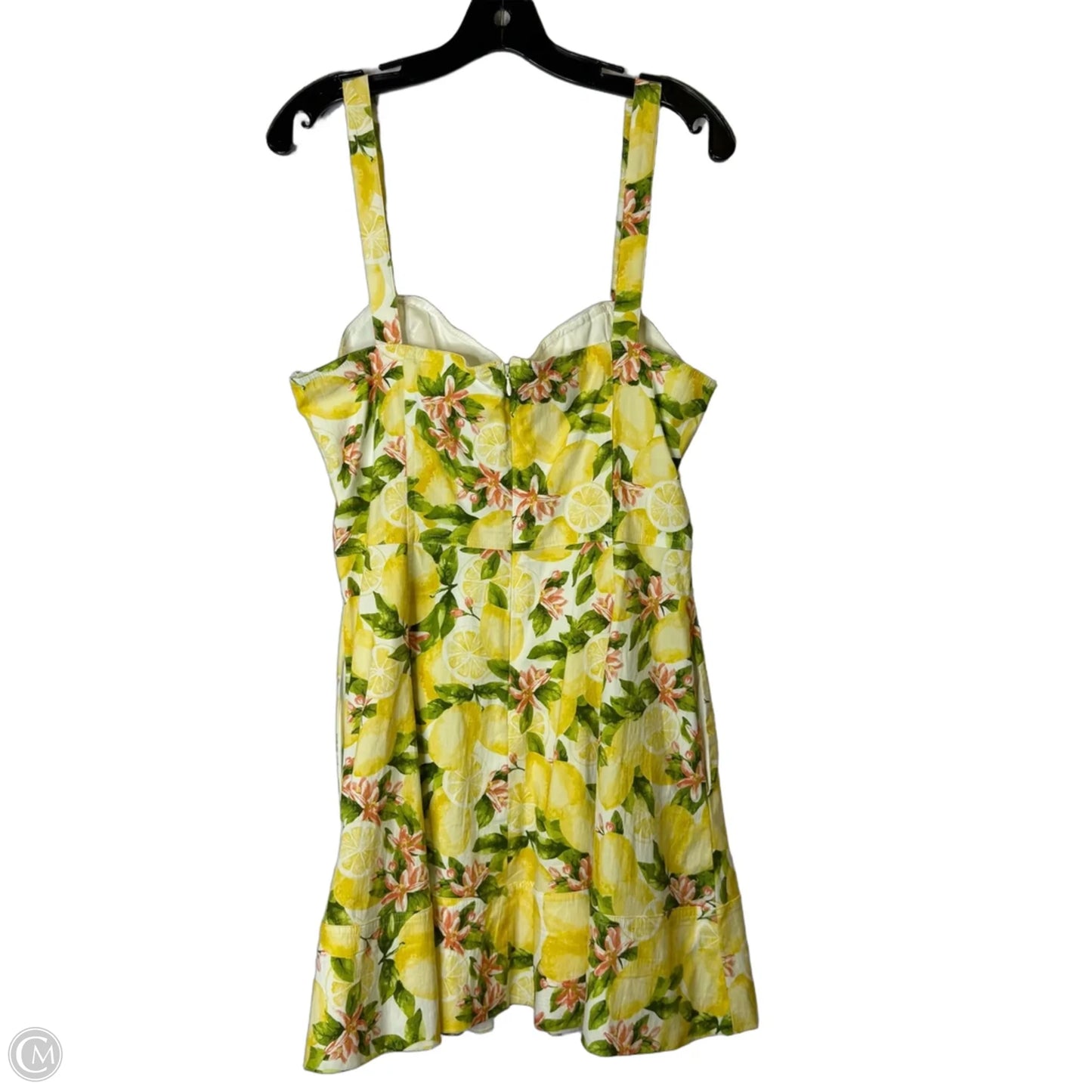 Dress Casual Short By Avec Les Filles In Yellow, Size: 14