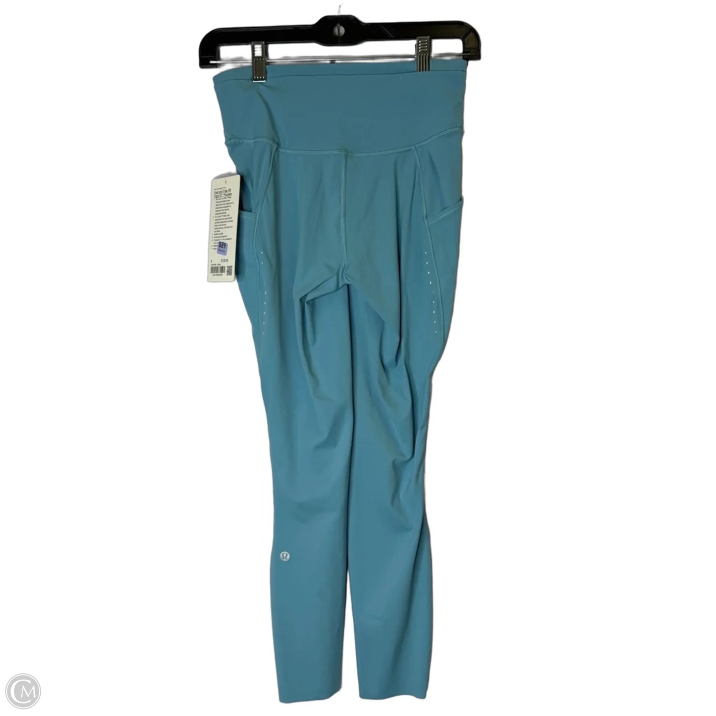 Athletic Leggings By Lululemon In Blue, Size: 6