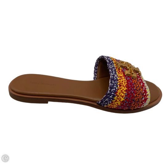 Sandals Designer By Tory Burch In Multi-colored, Size: 9