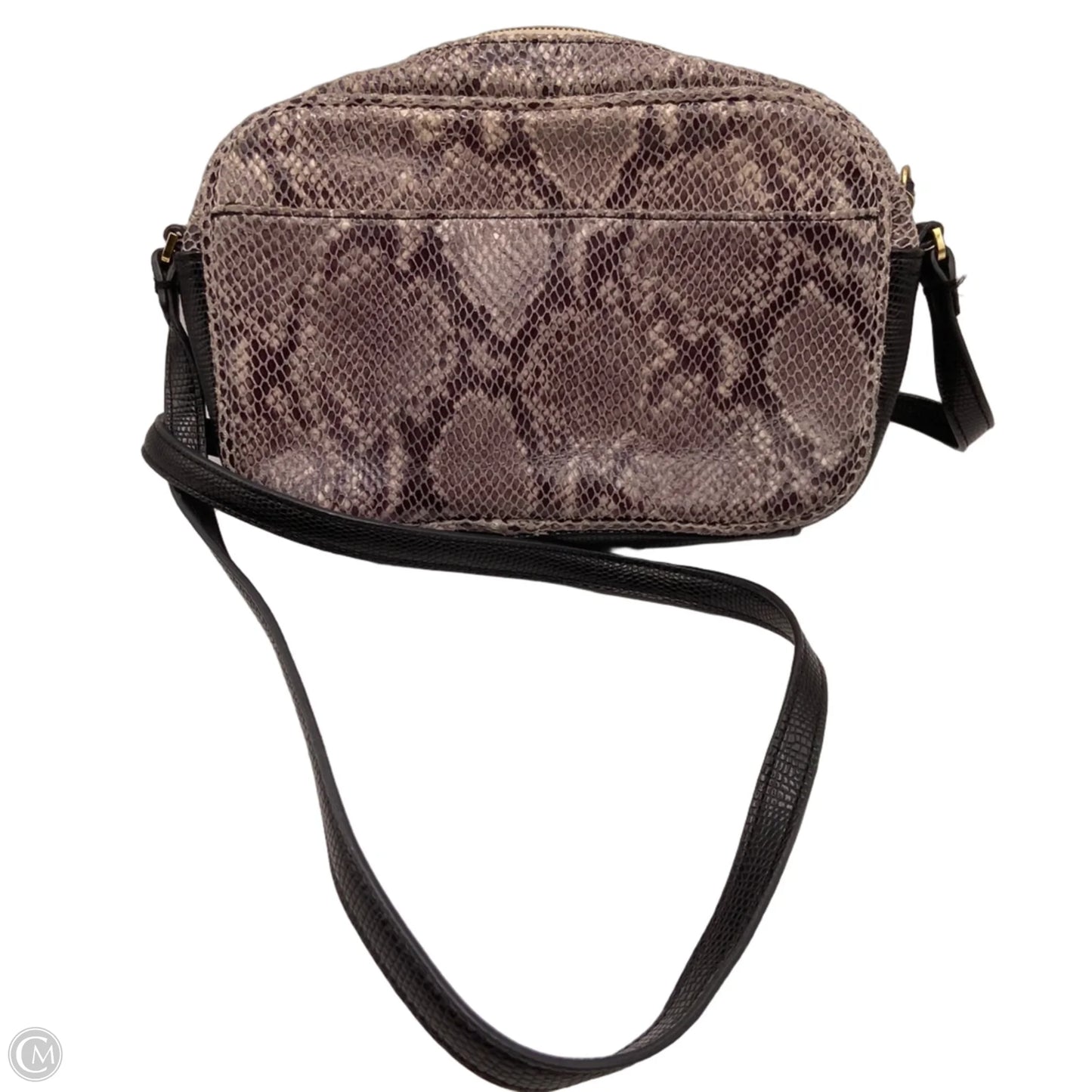 Crossbody Leather By Clothes Mentor, Size: Medium