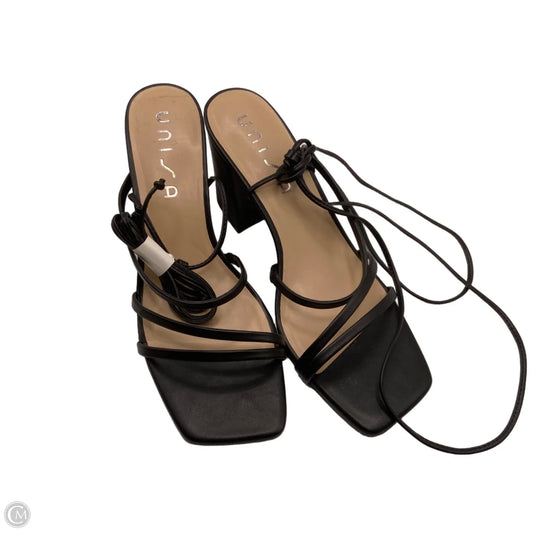 Shoes Heels Block By Unisa In Black, Size: 11
