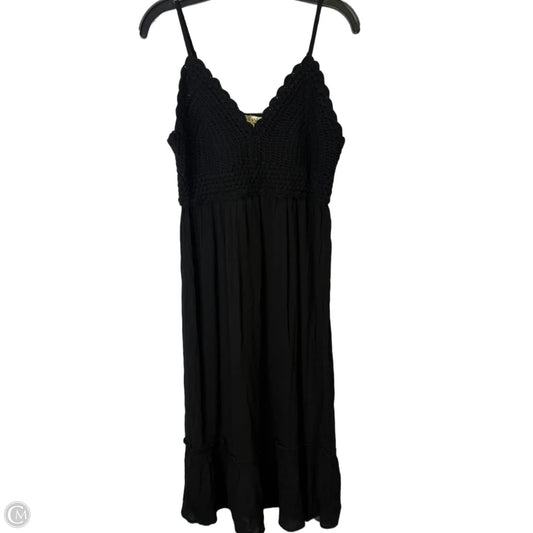 Dress Casual Midi By Blush In Black, Size: Xl