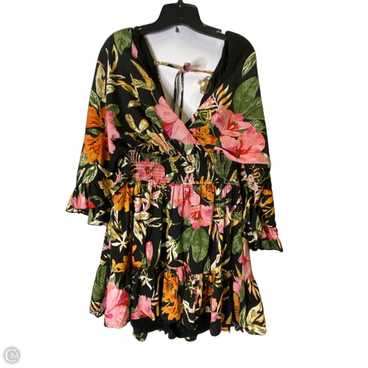 Dress Casual Short By Indulge In Tropical Print, Size: 2x