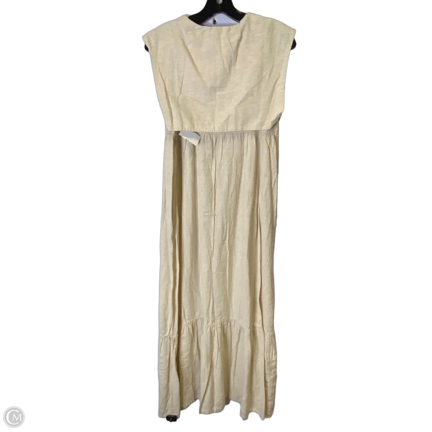 Dress Casual Maxi By Clothes Mentor In Cream, Size: L