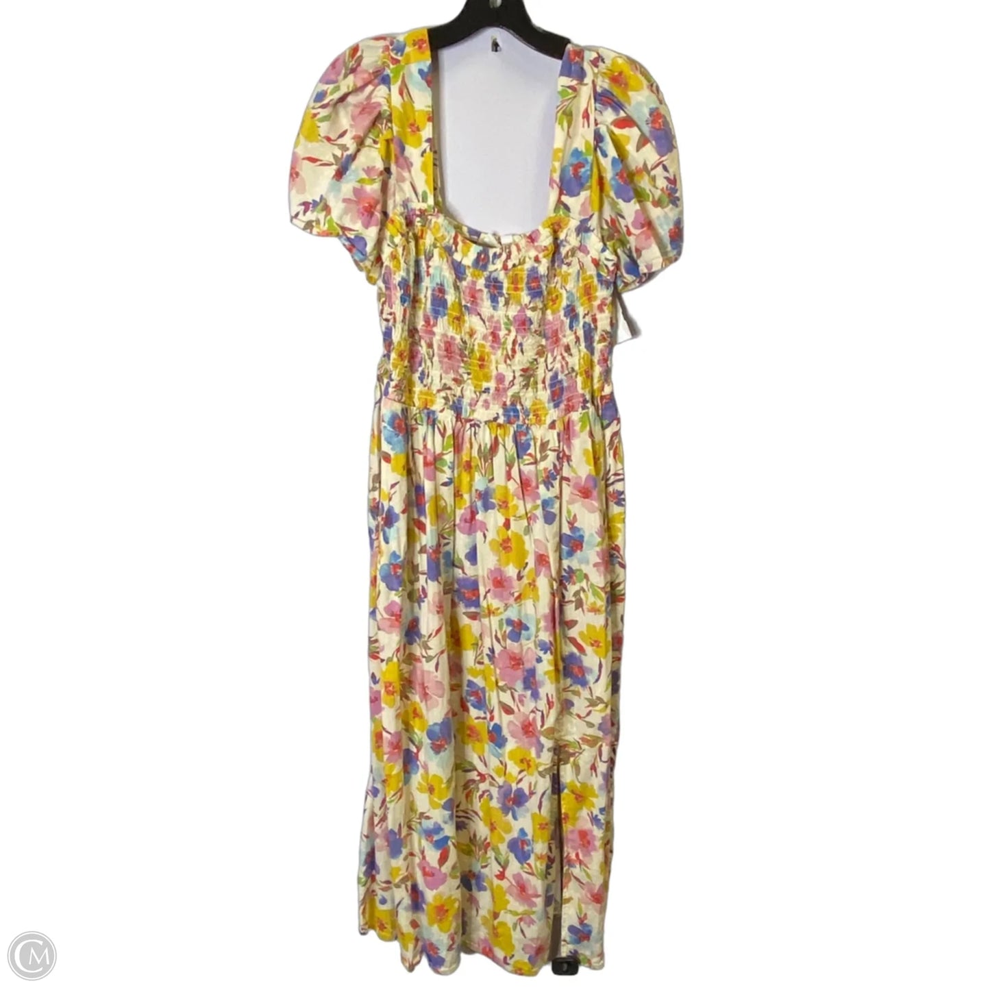Dress Casual Midi By Gap In Floral Print, Size: L
