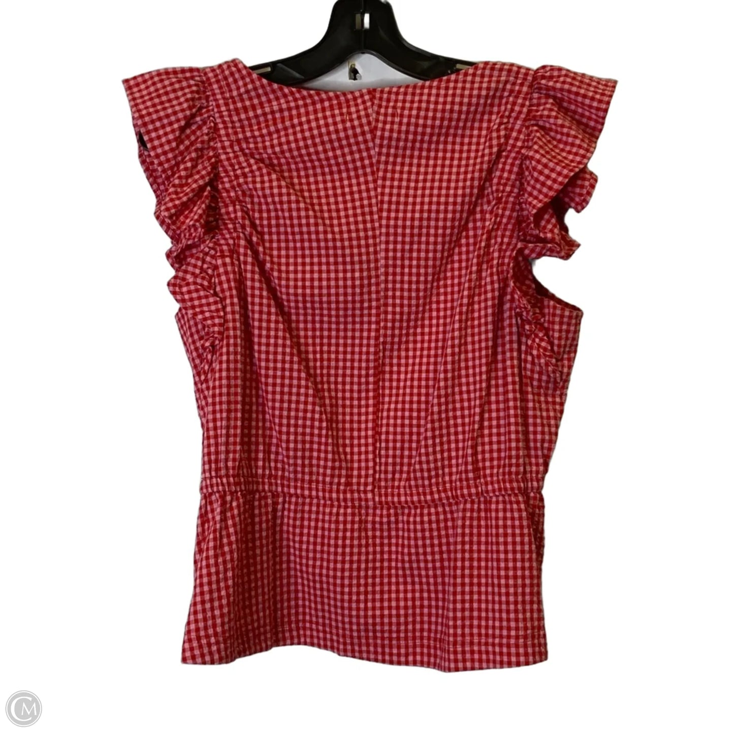 Top Sleeveless By Free Assembly In Pink & Red, Size: M