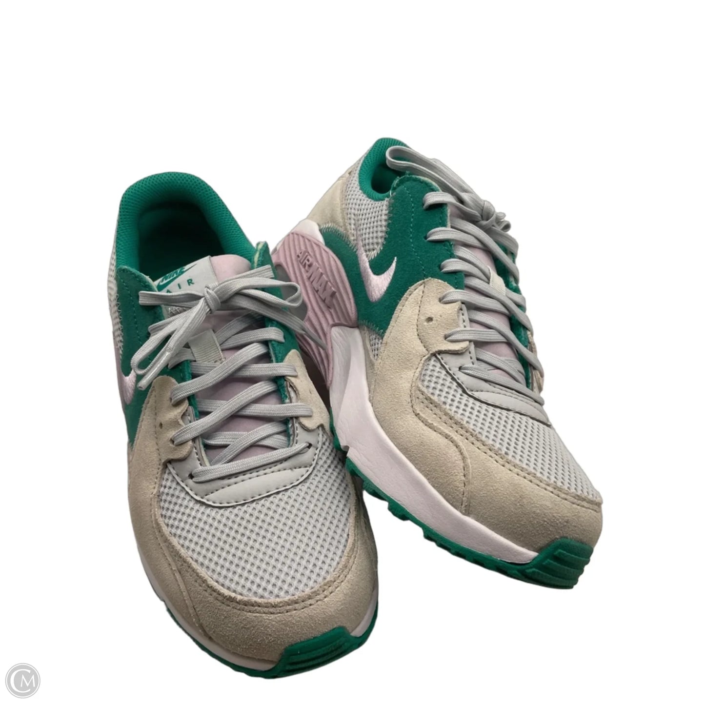 Shoes Sneakers By Nike In Green & Purple, Size: 8