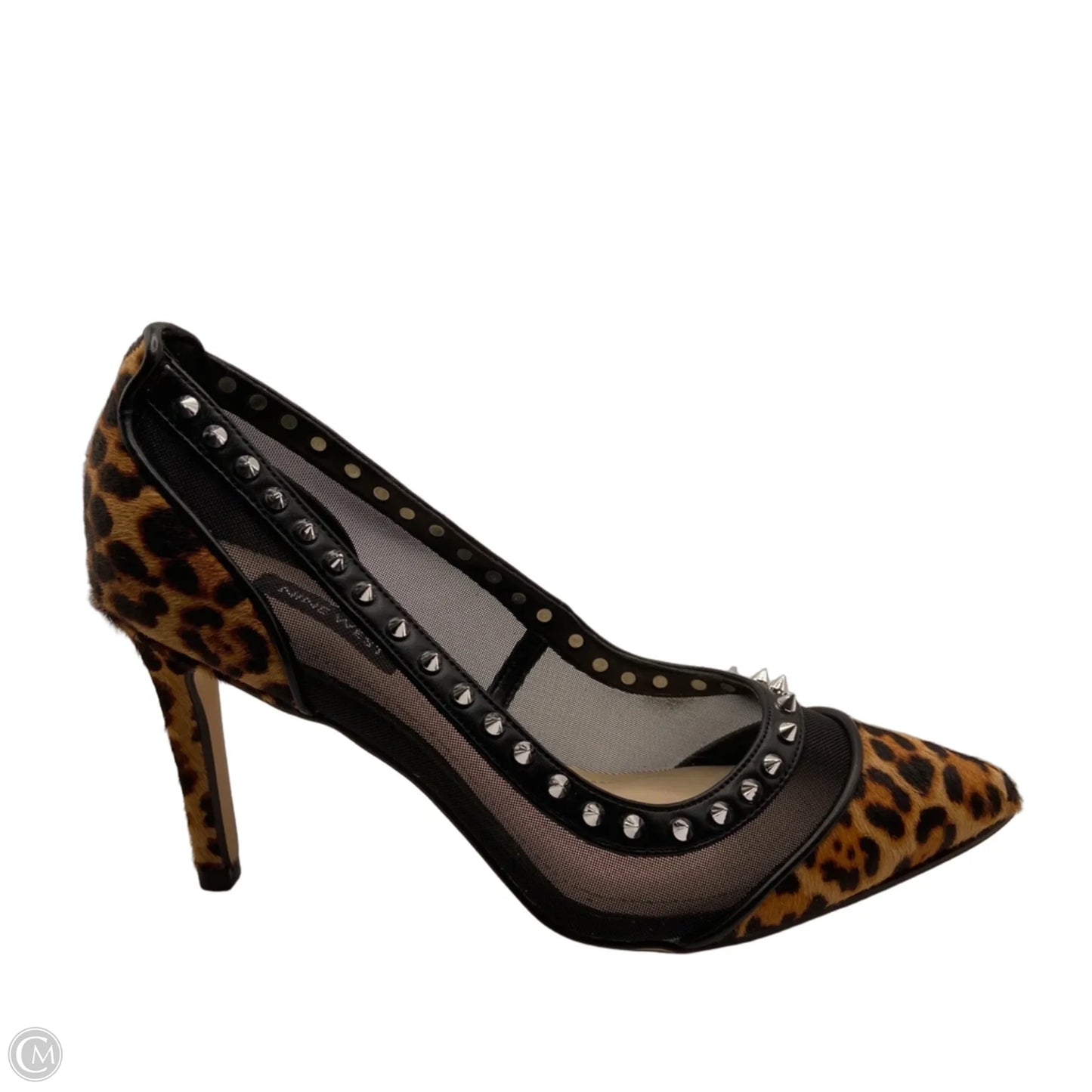 Shoes Heels Stiletto By Nine West In Animal Print, Size: 7