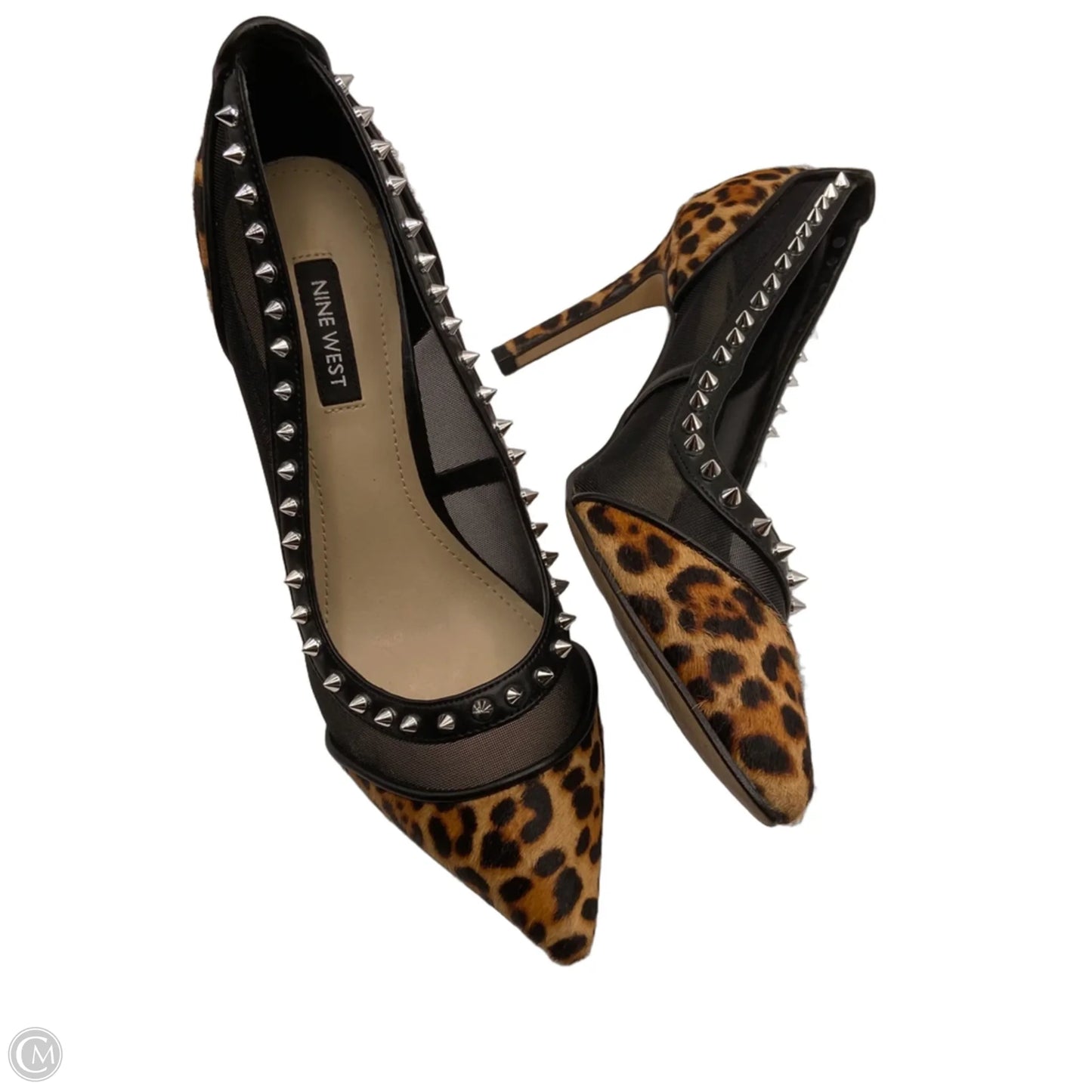 Shoes Heels Stiletto By Nine West In Animal Print, Size: 7