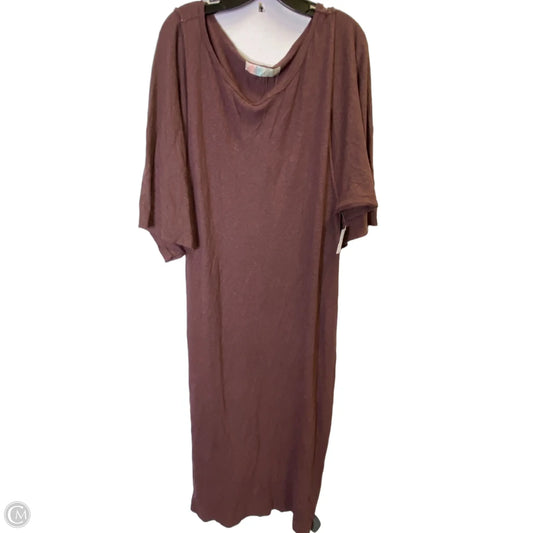 Dress Casual Midi By Free People In Purple, Size: L