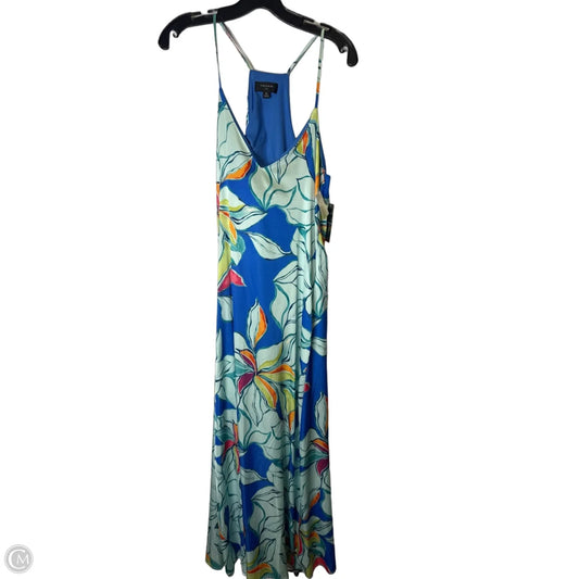 Dress Casual Maxi By Tahari In Blue, Size: M