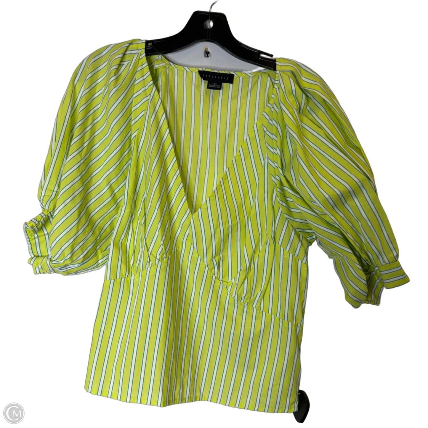 Top Short Sleeve By Sanctuary In Green, Size: M