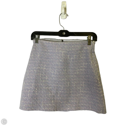 Skirt Mini & Short By Zara In Purple, Size: Xs