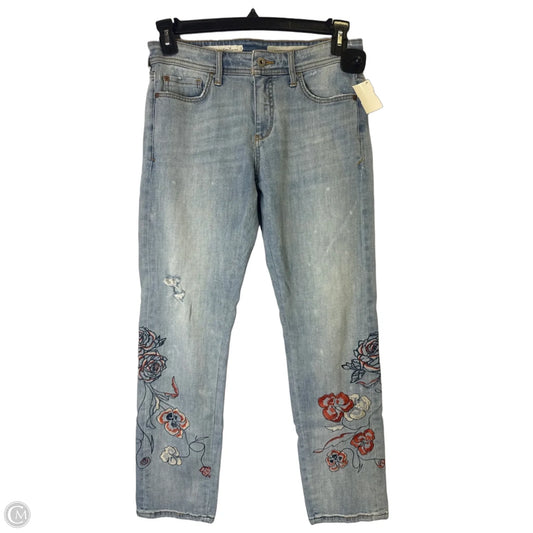 Jeans Straight By Pilcro In Blue Denim, Size: 6