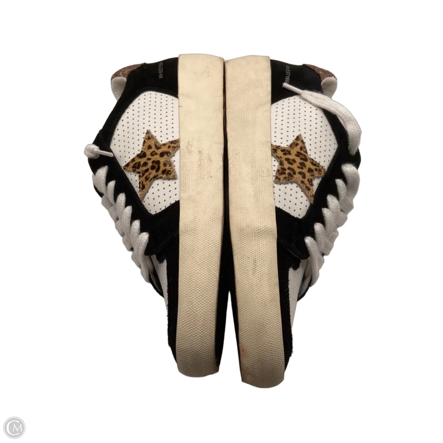 Shoes Sneakers By Vintage Havana In Black & White, Size: 10