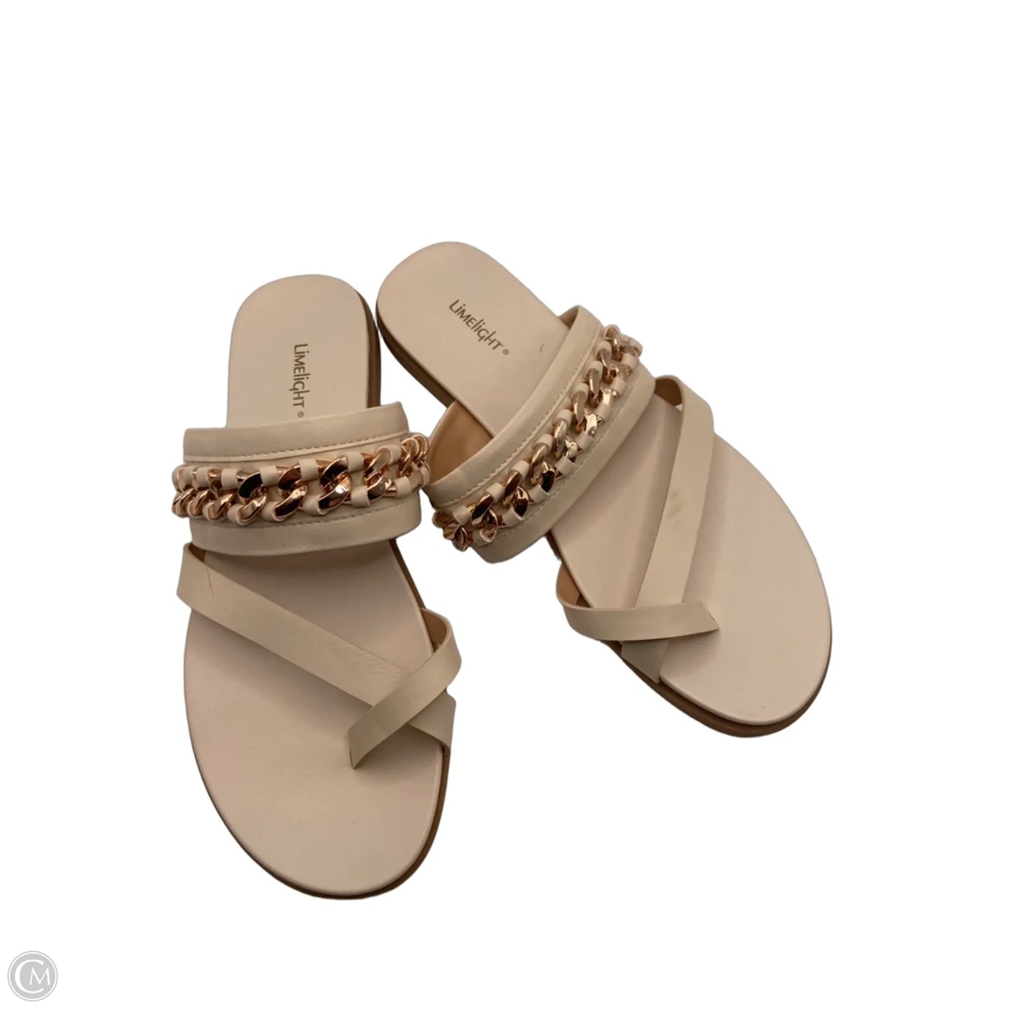Sandals Flats By Limelight In Cream, Size: 8