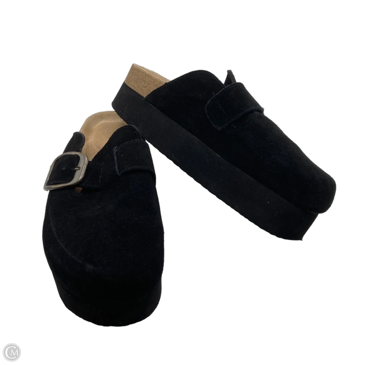 Shoes Heels Platform By Cushionaire In Black, Size: 7