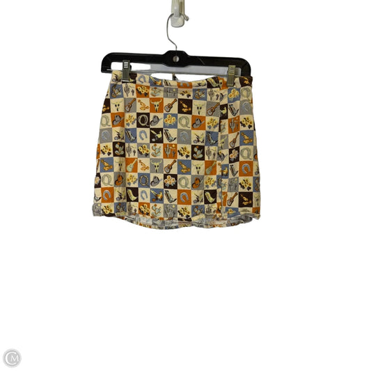 Skirt Mini & Short By Urban Outfitters In Checkered Pattern, Size: M