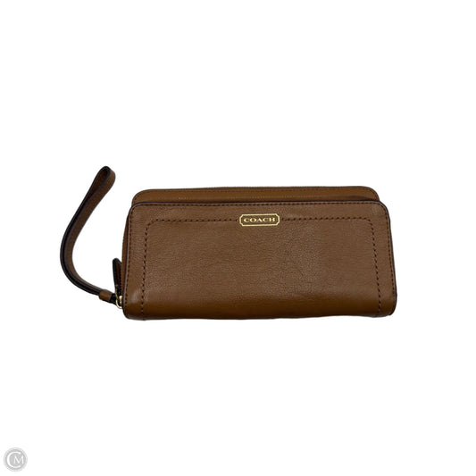 Wristlet Designer By Coach, Size: Large