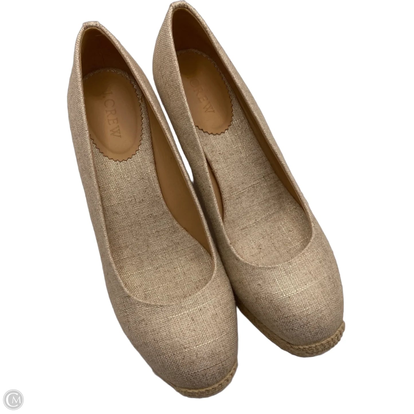 Shoes Heels Wedge By J. Crew In Tan, Size: 8.5