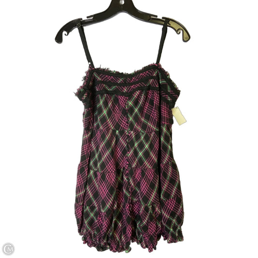 Romper By Free People In Black & Pink, Size: Xs