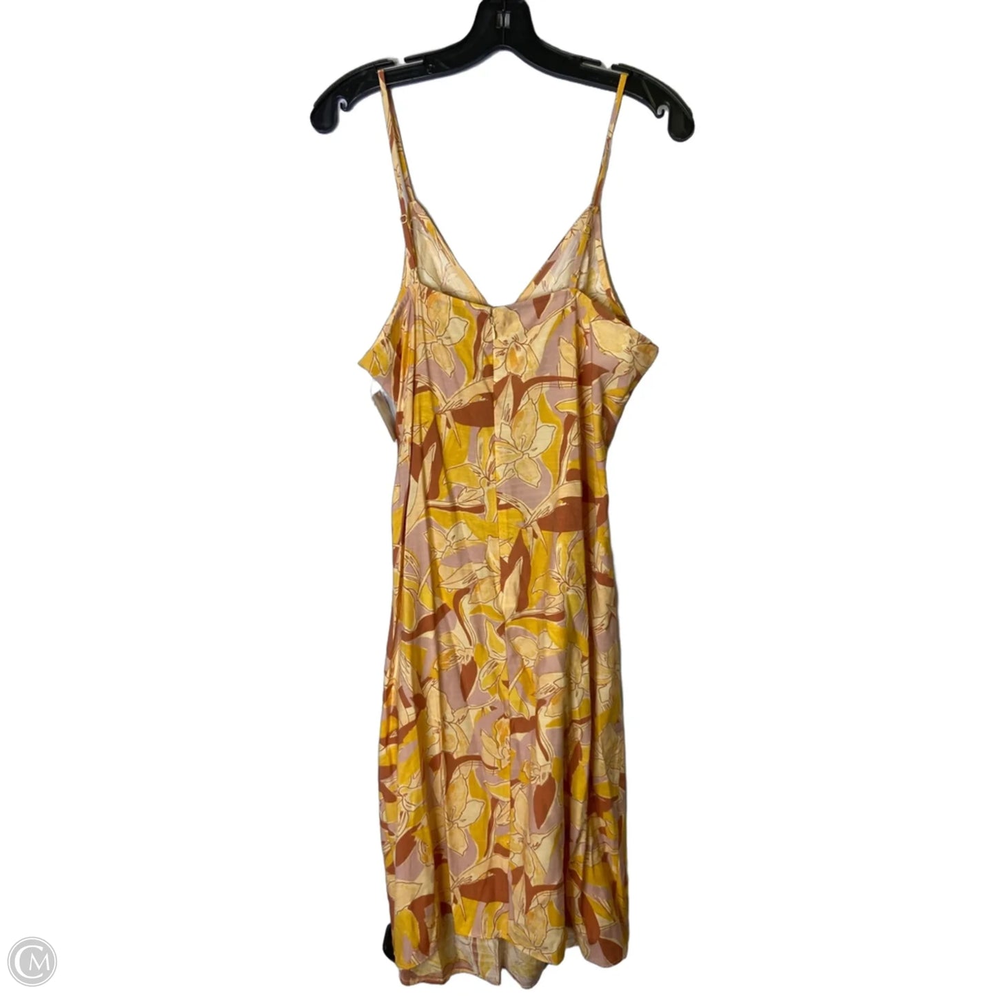 Dress Casual Midi By Nine West In Orange, Size: L