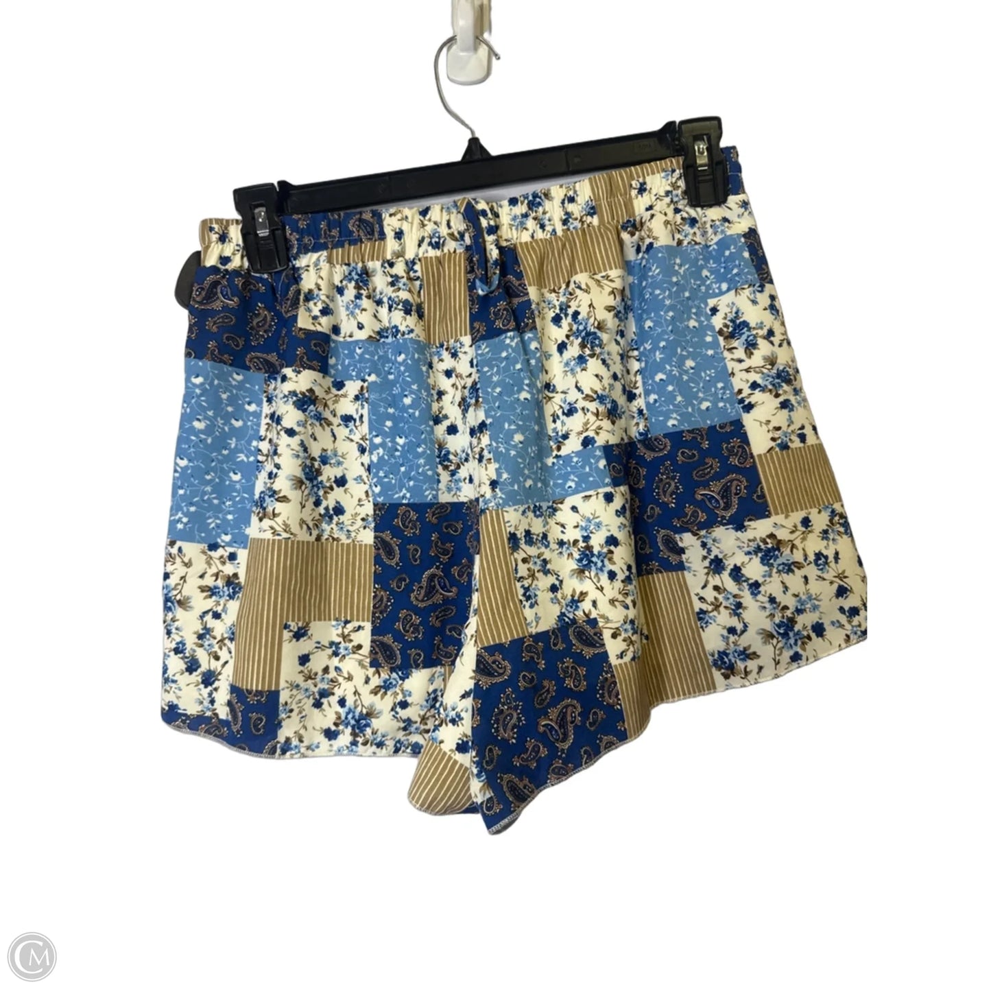 Shorts By Kirundo In Blue & Tan, Size: L