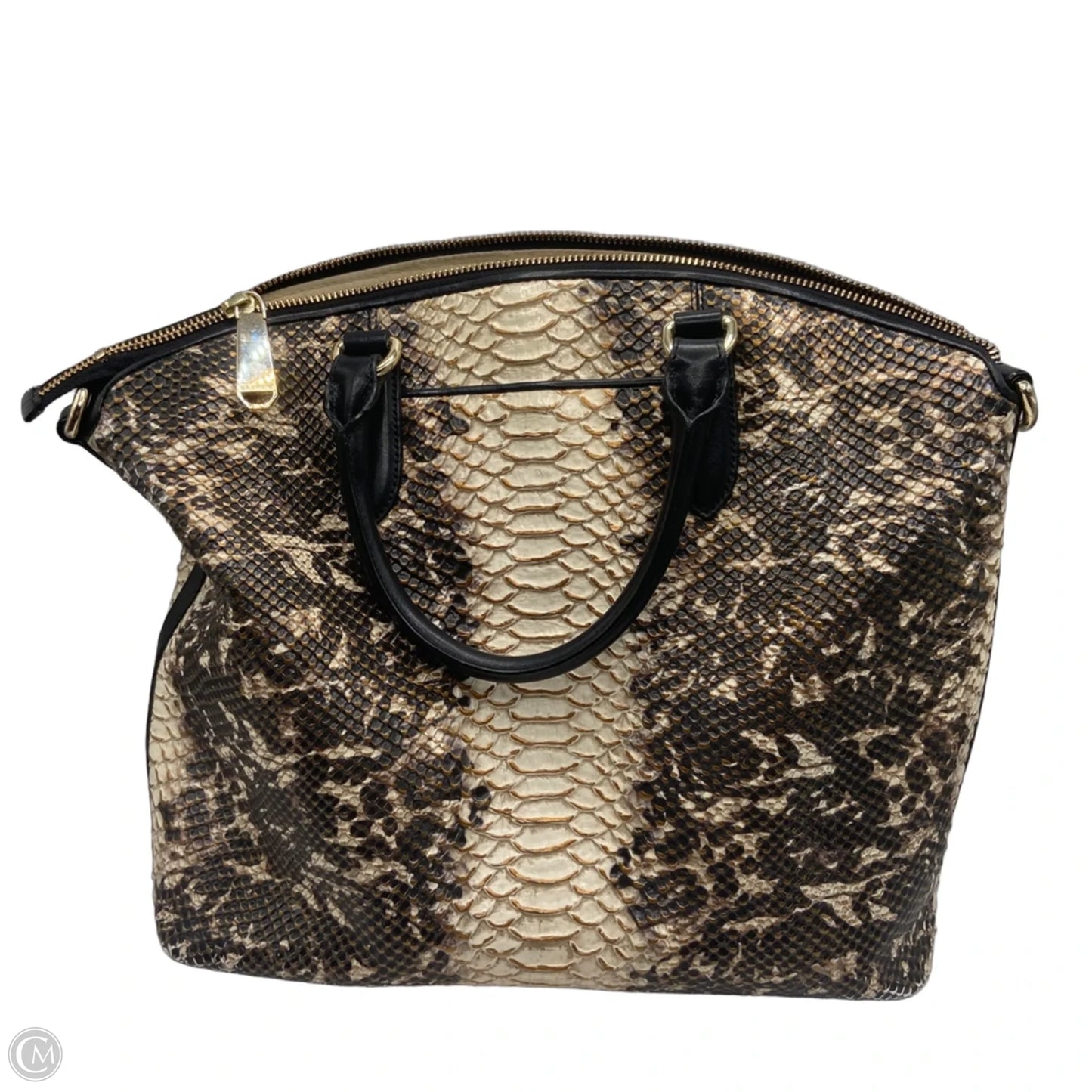 Handbag Designer By Brahmin, Size: Large