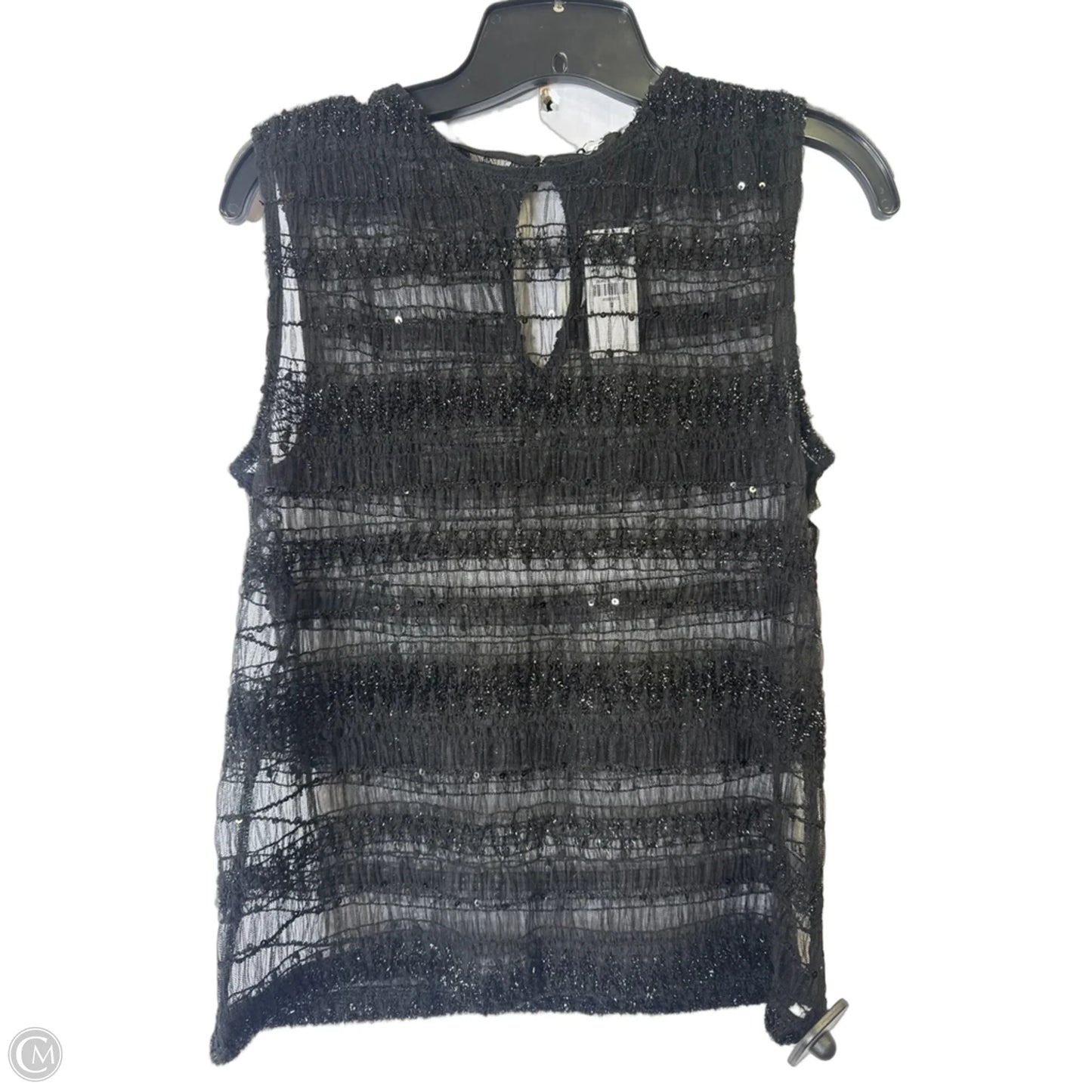 Top Sleeveless By Express In Black, Size: S
