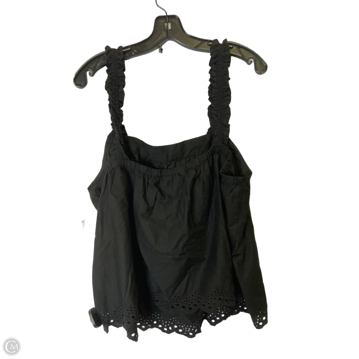 Top Sleeveless By Time And Tru In Black, Size: Xl