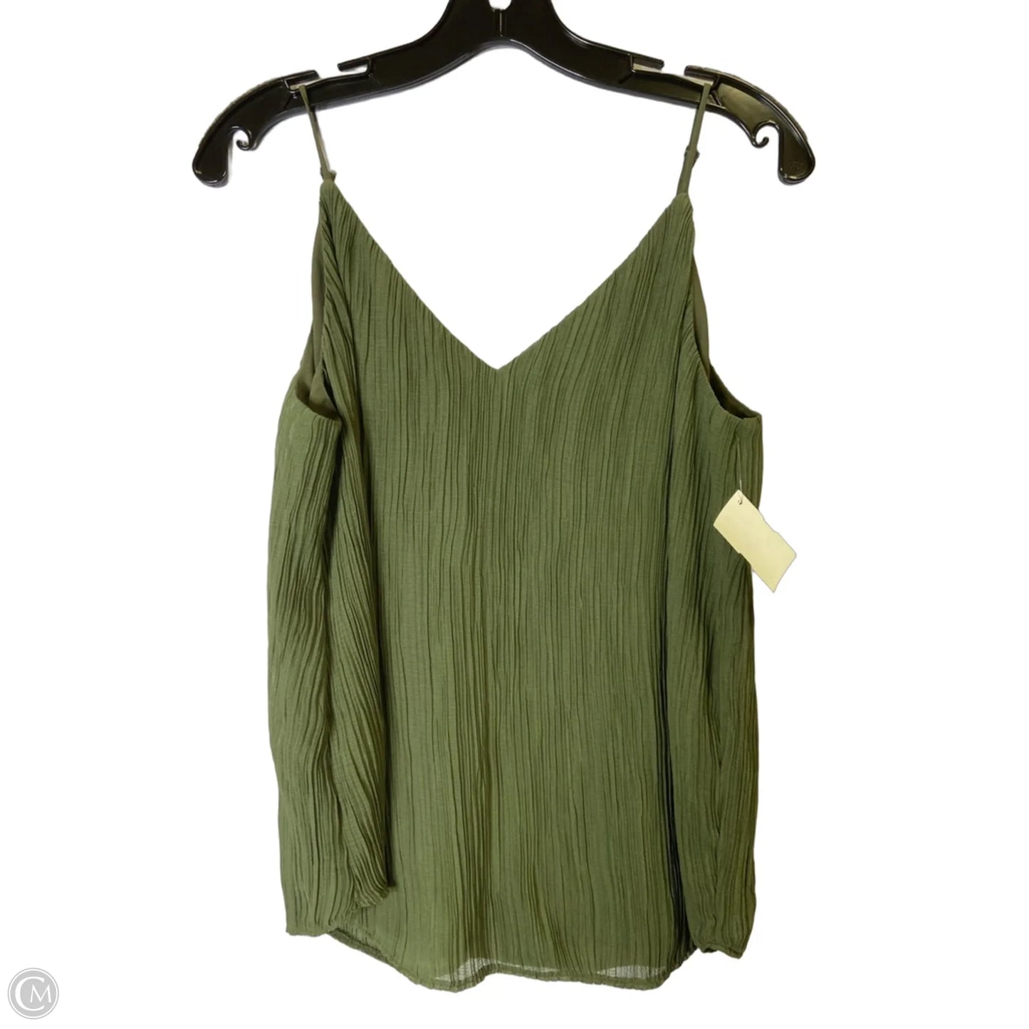 Top Sleeveless By Express In Green, Size: S