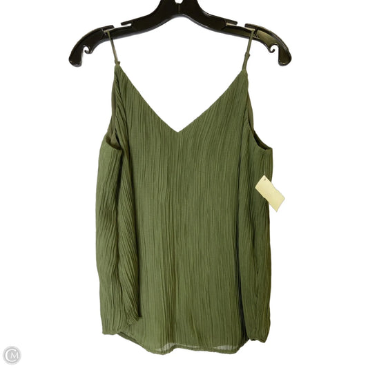 Top Sleeveless By Express In Green, Size: S