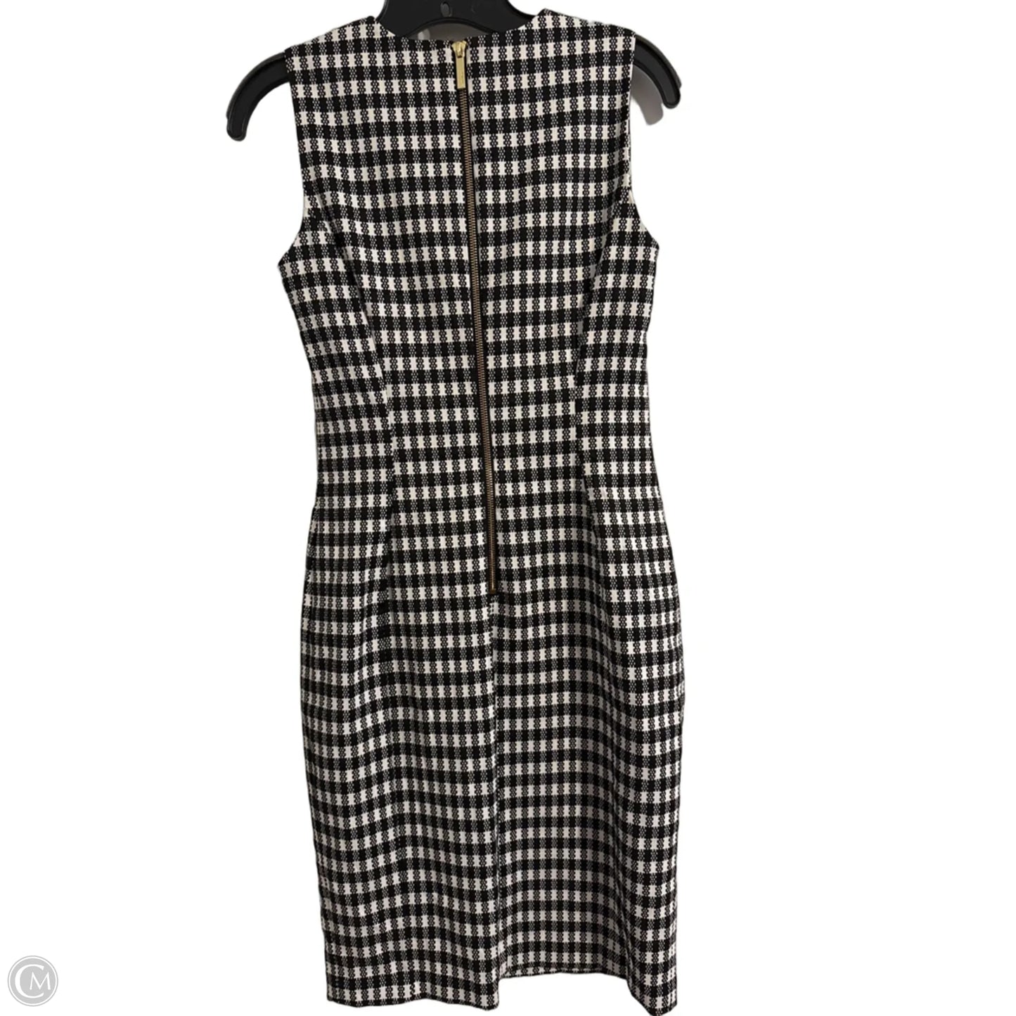Dress Work By Calvin Klein In Black & White, Size: 6