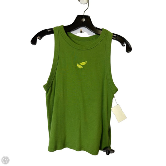 Top Sleeveless Basic By A New Day In Green, Size: L