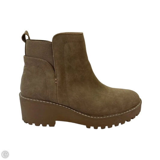 Boots Ankle Heels By Dolce Vita In Tan, Size: 10
