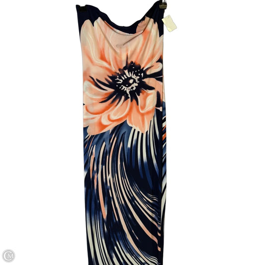 Dress Casual Maxi By Fashion Nova In Blue & Pink, Size: L