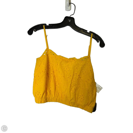 Top Sleeveless By Clothes Mentor In Yellow, Size: M