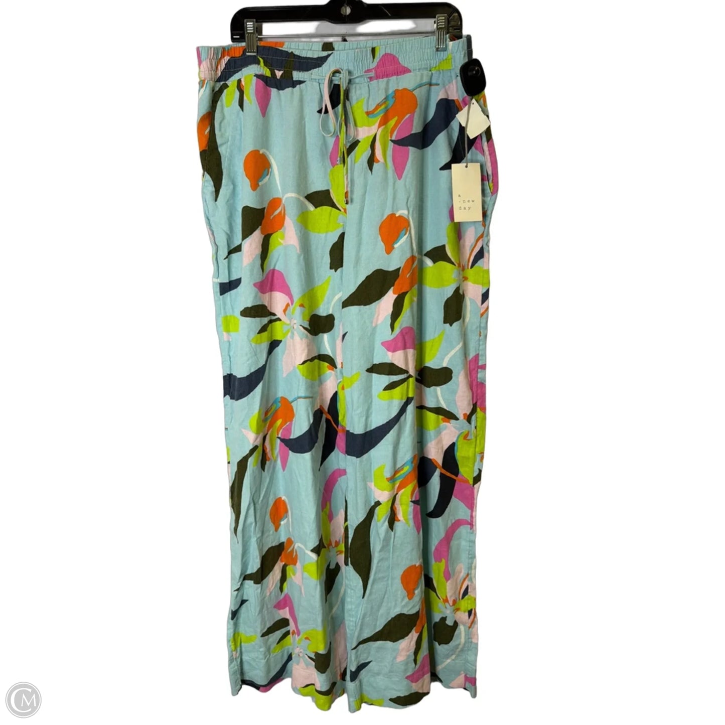 Pants Wide Leg By A New Day In Blue, Size: Xl