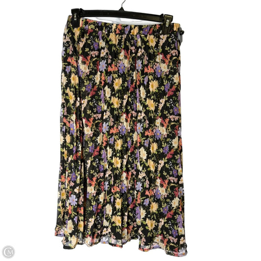 Skirt Midi By Cece In Floral Print, Size: M
