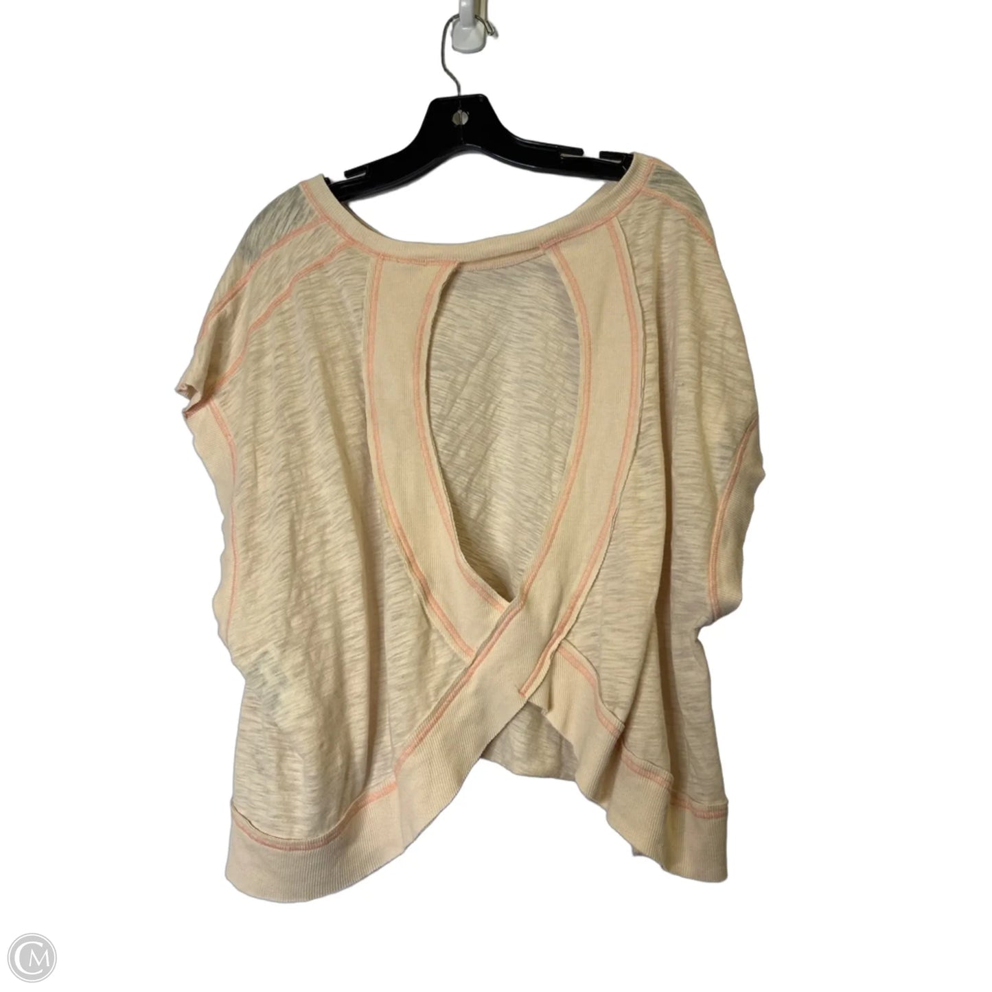 Athletic Top Short Sleeve By Free People In Pink, Size: L