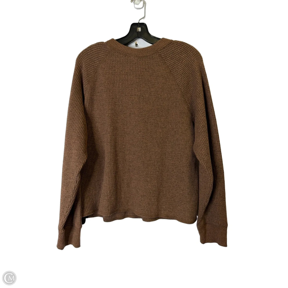 Top Long Sleeve By Old Navy In Brown, Size: L