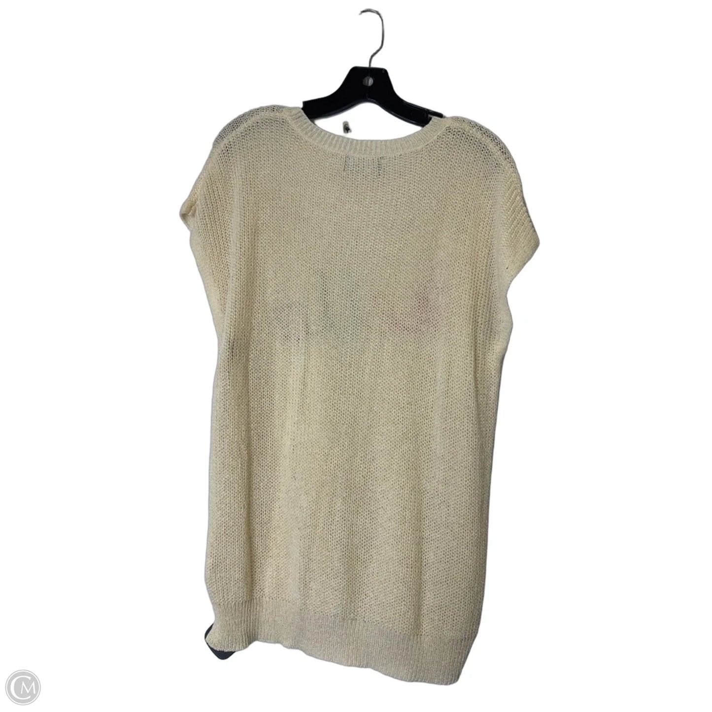 Top Sleeveless By Clothes Mentor In Tan, Size: L