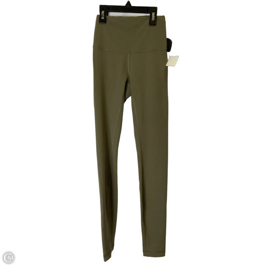 Athletic Leggings By Lululemon In Green, Size: 2