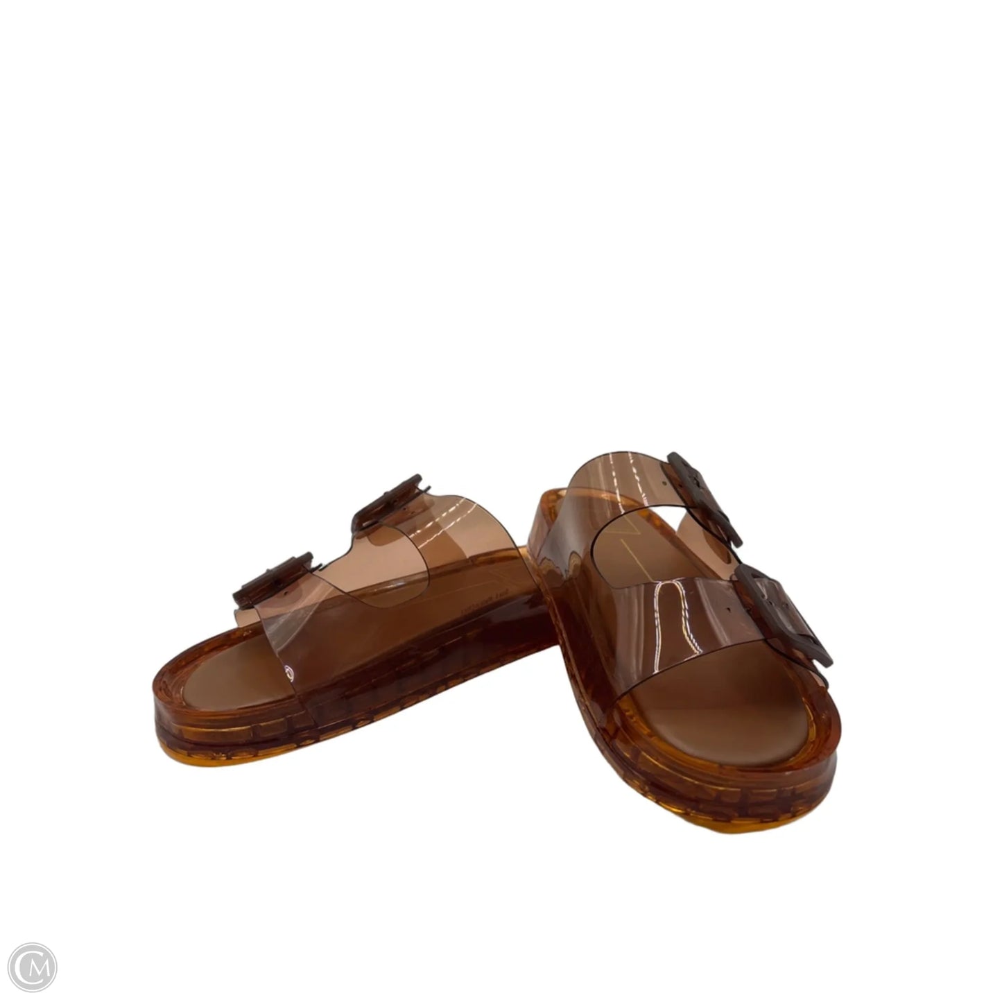 Sandals Heels Platform By Dolce Vita In Brown, Size: 8