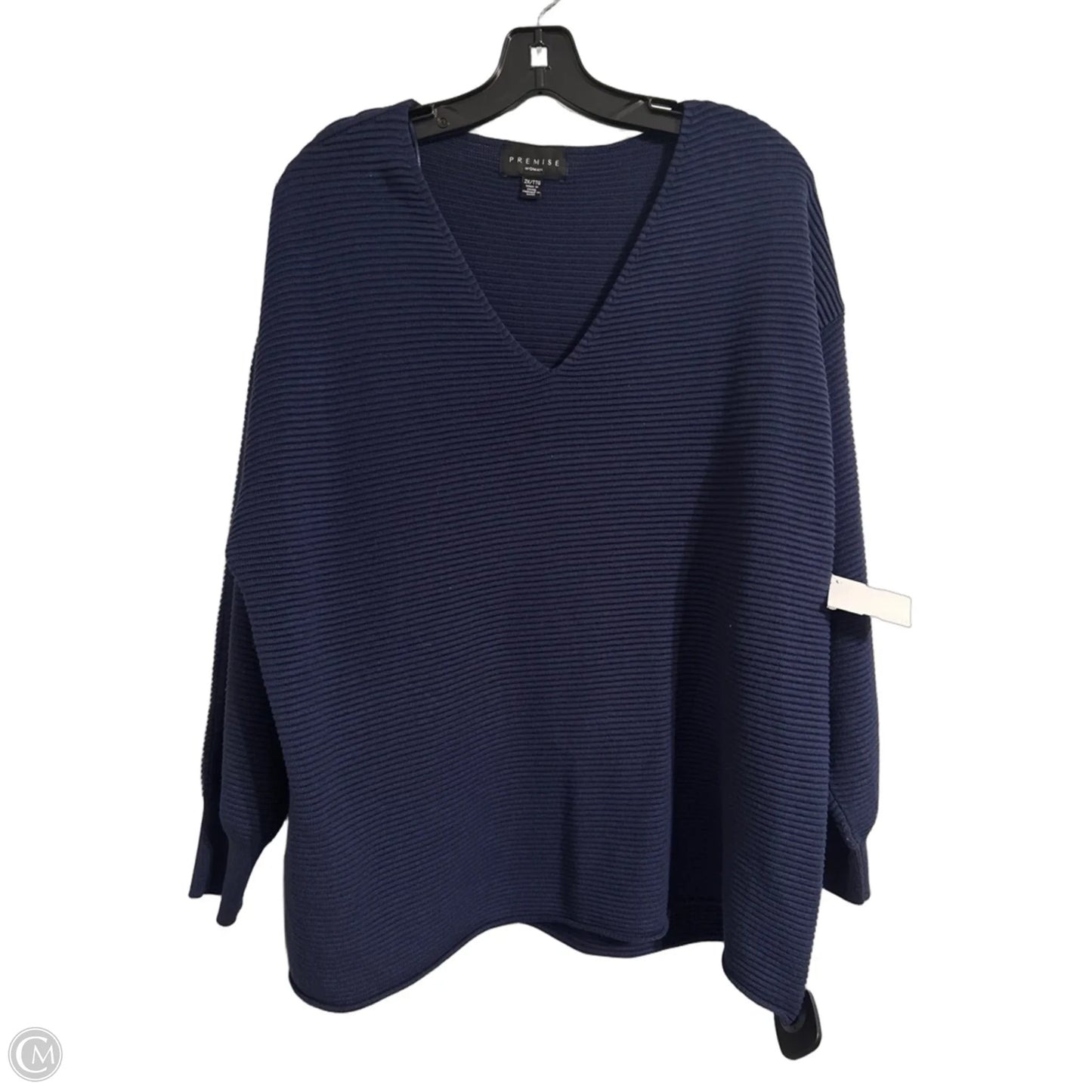 Sweater By Premise In Navy, Size: 2x