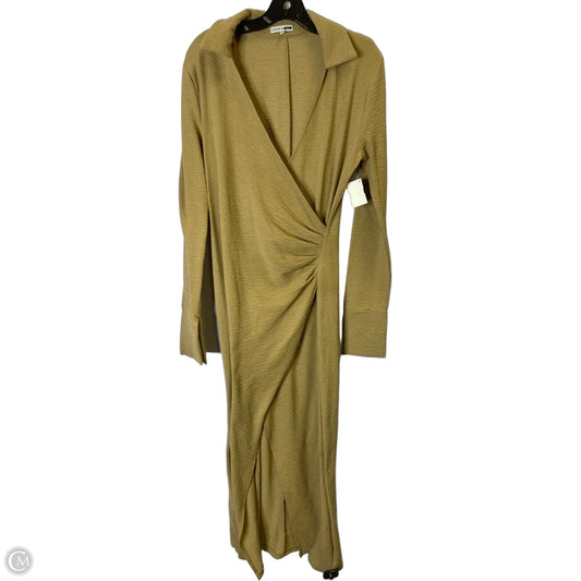 Dress Casual Maxi By Fashion Nova In Tan, Size: M