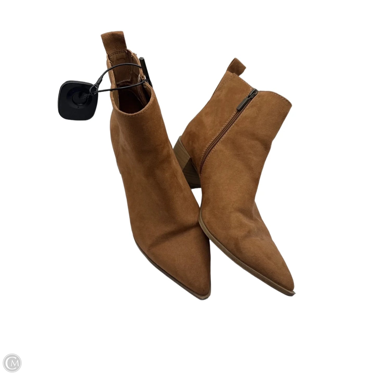 Boots Ankle Heels By Universal Thread In Tan, Size: 8.5