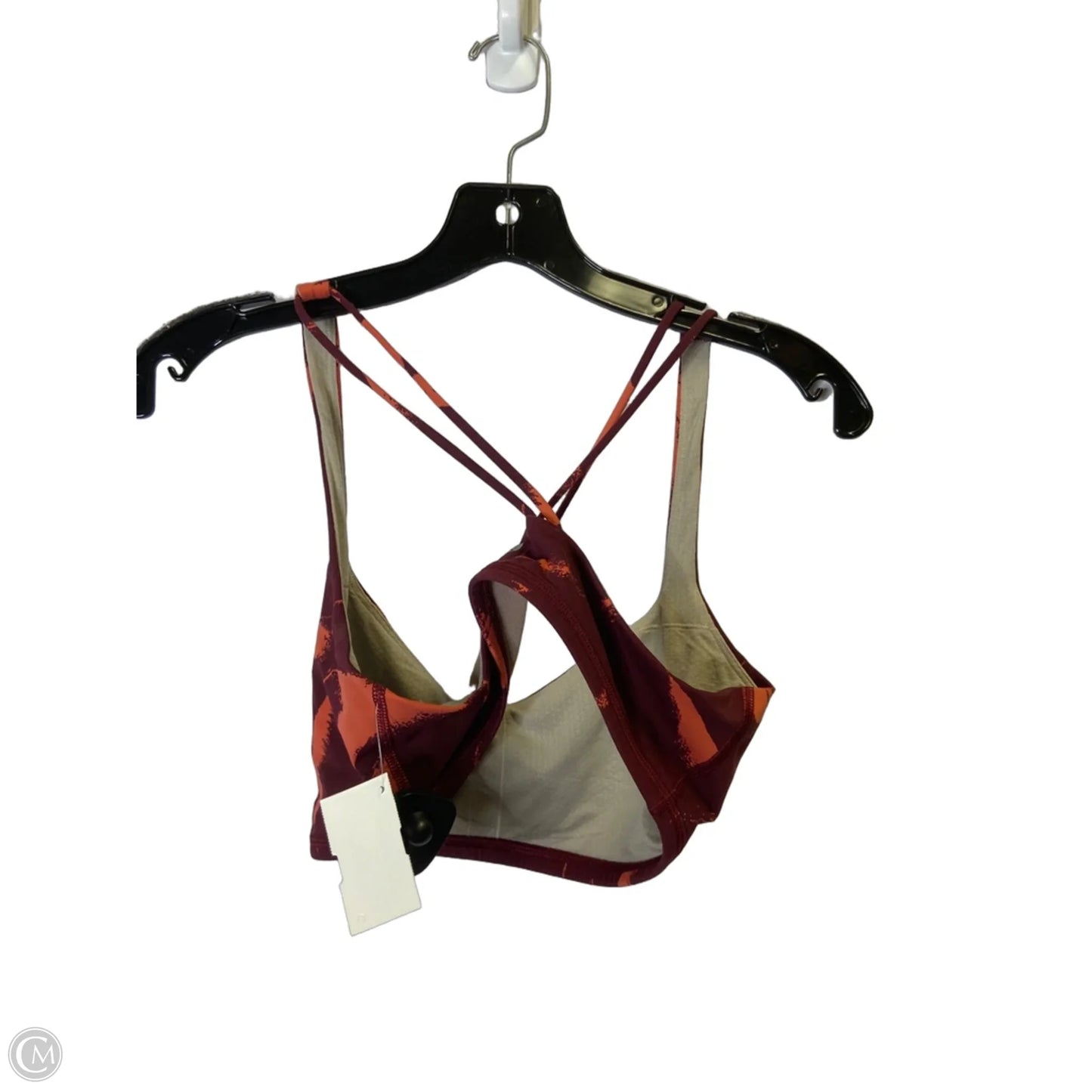 Athletic Bra By Lululemon In Maroon, Size: 8